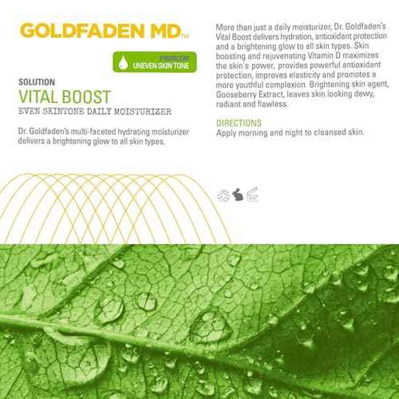 GOLDFADEN MD Vital Boost Grapefruit Oil, 2 Fl Oz