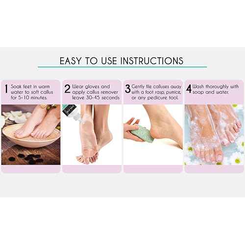 Professional Best Callus Remover Gel for Feet and Foot Pumice Stone Scrubber Kit Remove Hard Skins Heels and Tough Callouses from feet Quickly and Effortless 4 oz (1 Bottle)