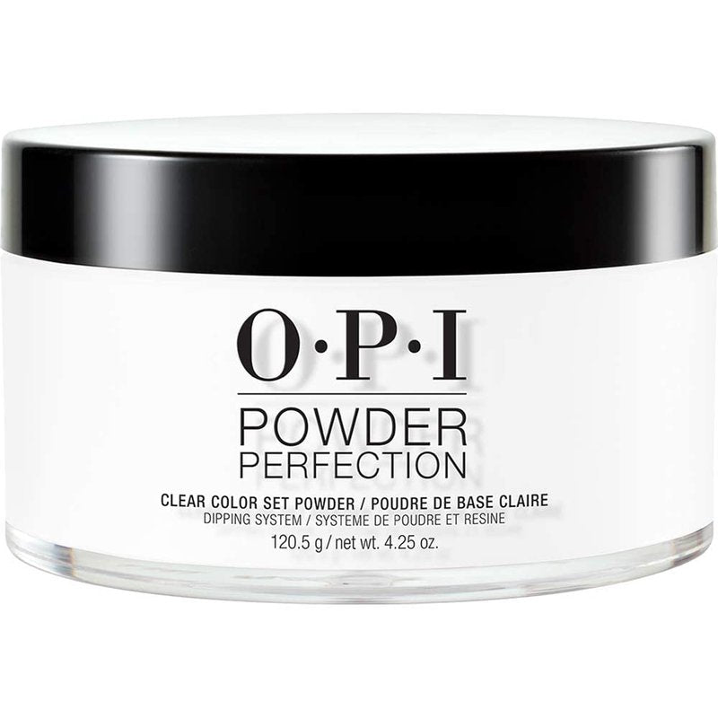 OPI Powder Perfection Clear Color Set | Color Setting Nail Dipping Powder | 4.25 oz