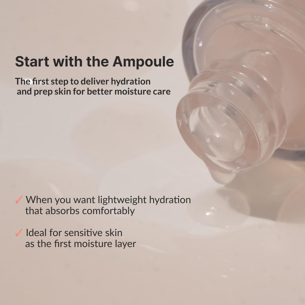 Deep Comfort Ampoule - Moisturizing Korean Skincare | Strengthens Skin Barrier, 1.01 fl. oz