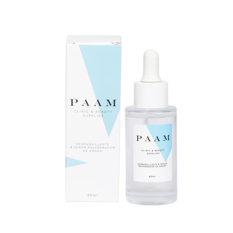 **Make-up Remover & Argan Regenerating Serum - 5-in-1 Formula for All Skin Types | 40ml**