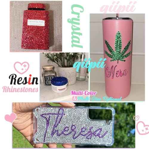 Light Blue Resin Rhinestones for Bedazzling Crafting 2mm 3mm 4mm 5mm 6mm Sky Blue Flatback Stones Diamonds Crystals Gems Charms for Nails Face Eyes Makeup Tumbler Bottles Crafts Clothes Shoes