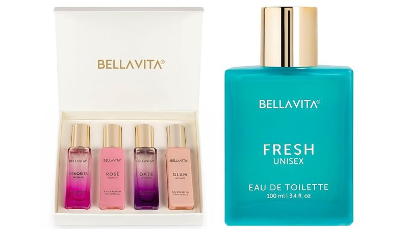 Bella Vita Luxury Women's Perfume Set - Long-Lasting Floral & Sweet Scents | Vegan & Cruelty-Free | 4 x 20 ML + 100 ML
