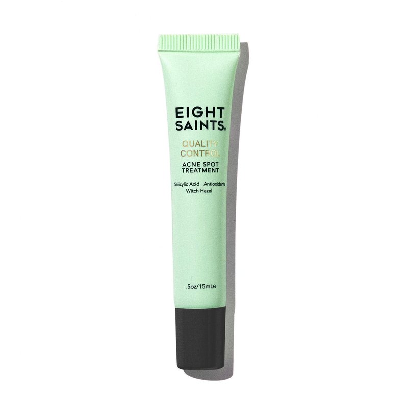 Eight Saints Quality Control Acne Treatment For Face Pimples and Zits with 2% BHA Salicylic Acid, Witch Hazel, and Antioxidants, Acne Spot Treatment, Fast Acne Relief, 0.5 Ounce