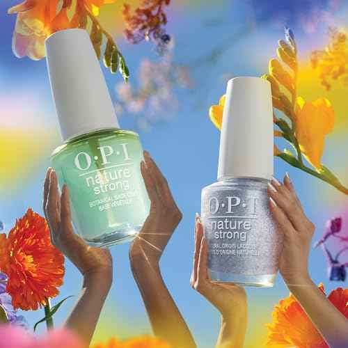 OPI Nature Strong Natural Origin 3-Step System | Botanical Base Coat, Top Coat, and Various Nail Polish Colors | High Shine + Color Protection | Eco-Friendly, Plant Based, Vegan, & Cruelty Free