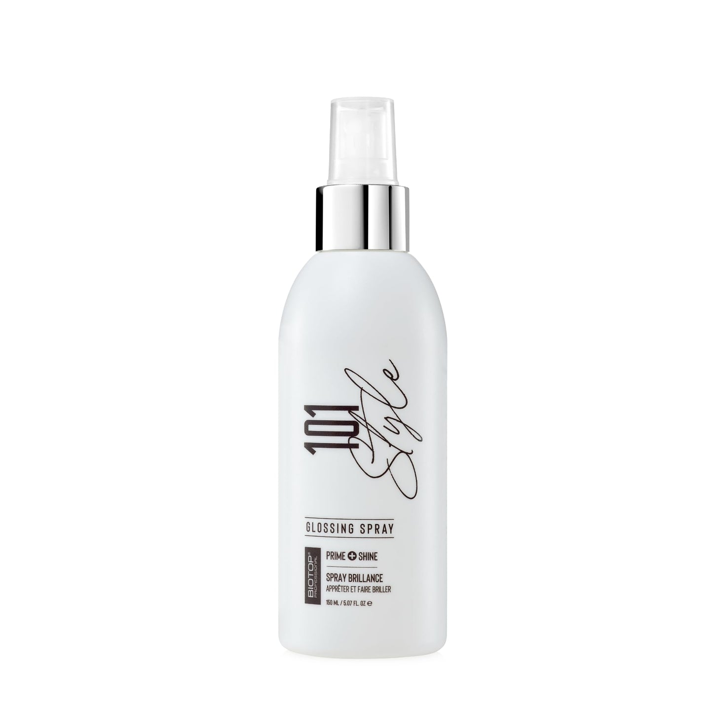 Biotop Professional 101 Hair Gloss Spray - Lightweight Hair Mist & Anti Frizz Spray for Shine & Heat Protection - Helps Smooth Pre and Post Styled Strands - Tames Frizz & Flyaways (5.07 oz)