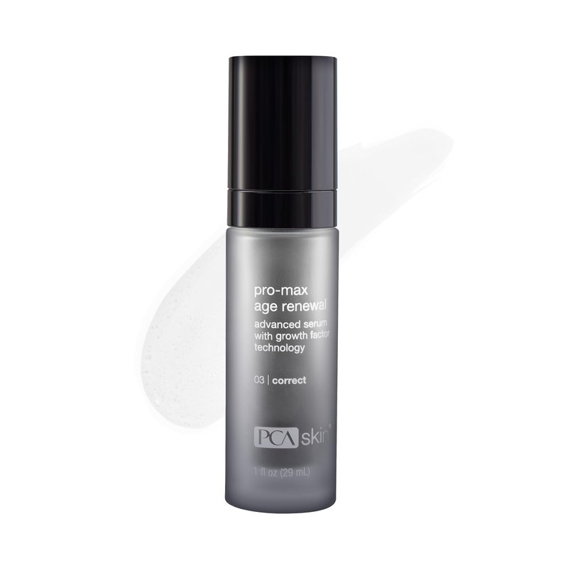 PCA SKIN Pro Max Age Renewal Anti Aging Serum, Anti Aging Face Serum for Reducing Wrinkles and Sagging Skin, Helps Lift and Firm Skin on Face and Neck, Safe For All Skin Types, 1.0 oz Pump Bottle