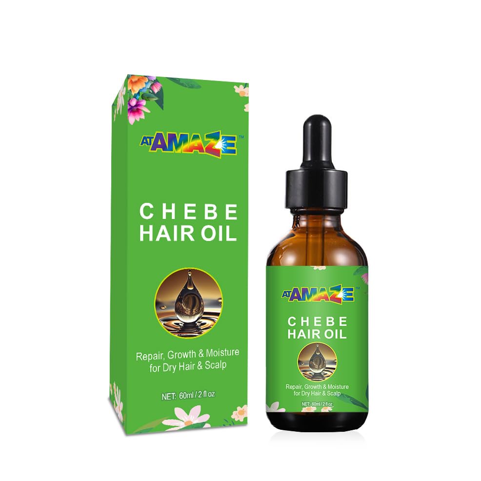 Chebe Oil for Hair Growth - Natural Hair Growth Oil for Stronger, Thicker Hair | 60 ml