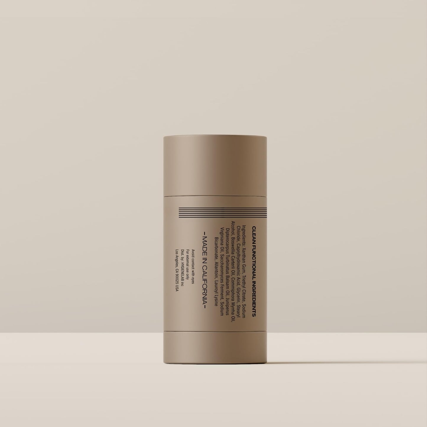 HygieneLab Fragrance-Free & Unscented Deodorant for Men – EWG Verified, Aluminum-Free, Non-Toxic Odor Protection for Sensitive Skin