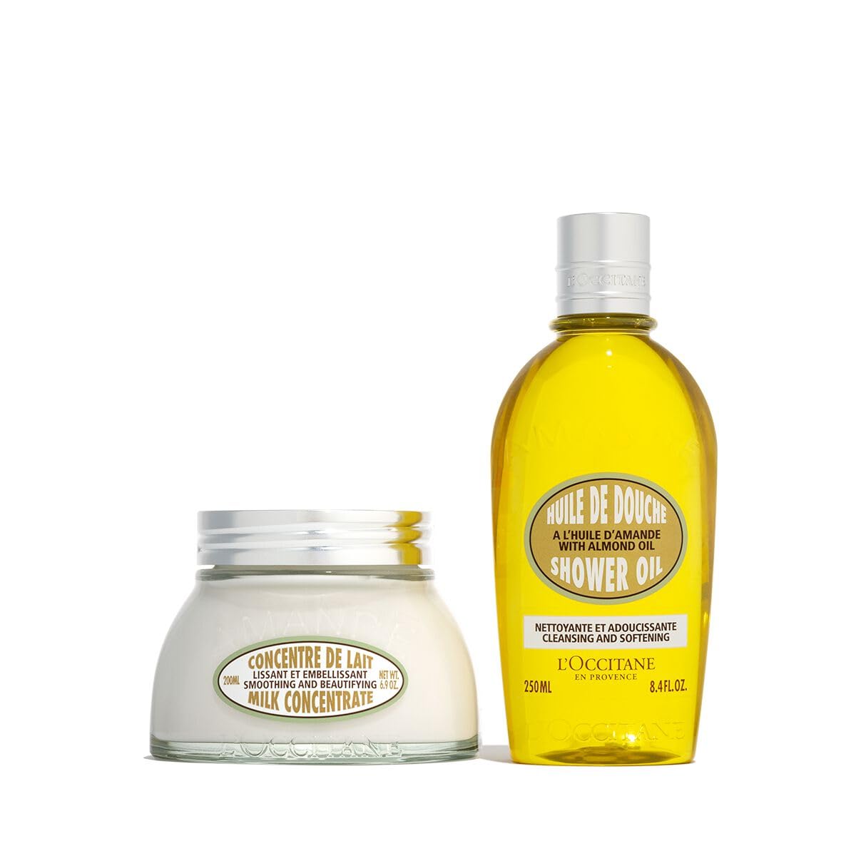 L'Occitane Softening Body Duo - Nourishing Lotion & Cream Set | Ideal for All Skin Types