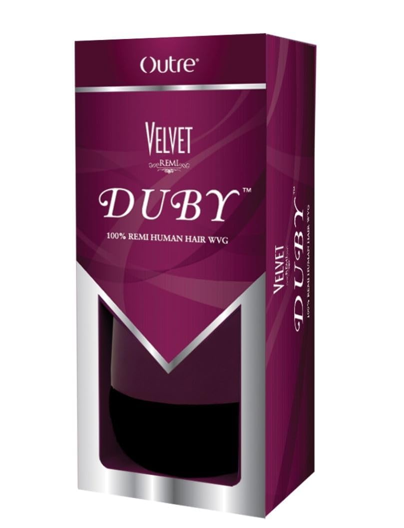 OUTRE Velvet Duby 8-Inch Remi Human Hair Weave - Color 1