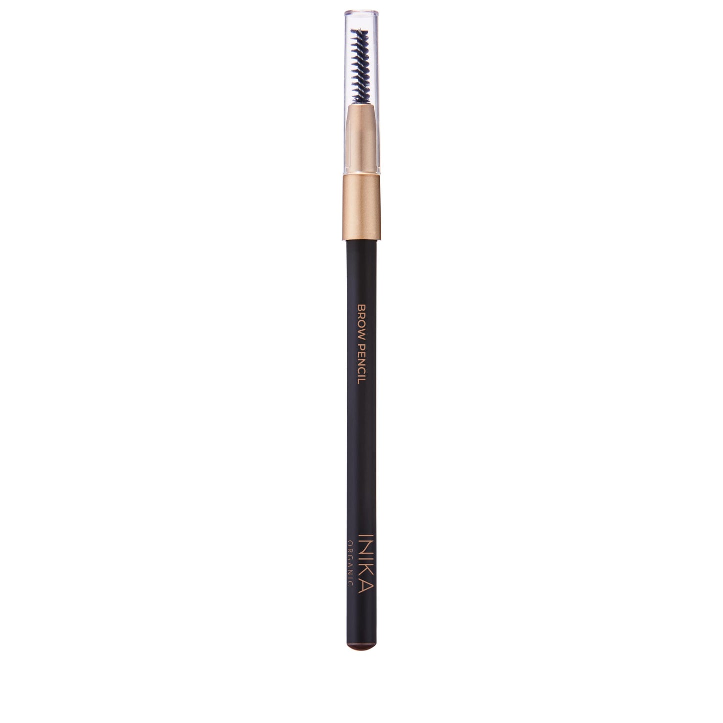 INIKA Organic Brow Pencil | Shape, Fill, Define + Increase Volume with Longwearing Pigments, Rich Colour & Nourishing Skincare Ingredients. 100% Natural + Water-Resistant. Brunette