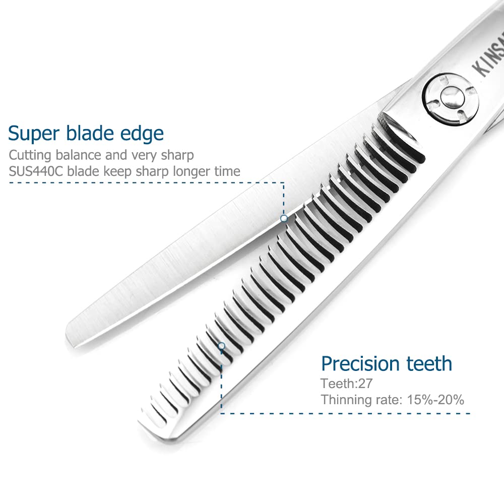 KINSARO Hair Thinning Scissors 5.75 Inch Professional Texturizing Shears