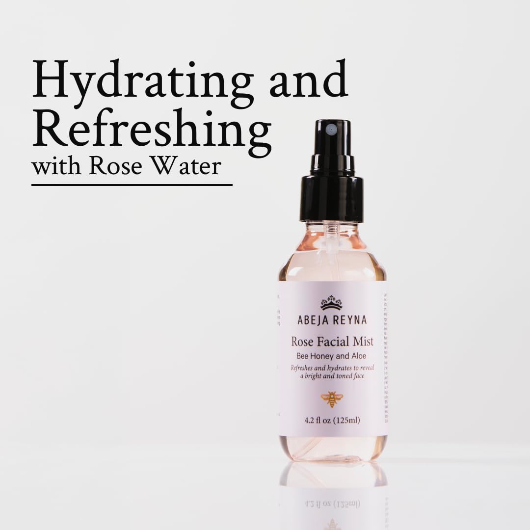 ABEJA REYNA Rose Facial Mist with Organic Honey & Aloe Vera 125ml.