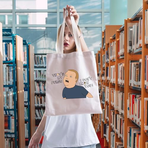 Cartoon Quote Gift TV Series Fans Cosmetic Bag Cartoon Tote Bag Tv Show Character Inspired Gift (My Purse tote)