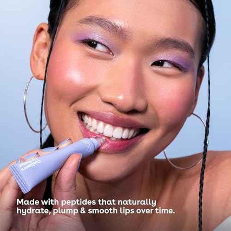 eos Cashmere Lip Butter - Vanilla Cashmere, Plumping Peptides, Smoothing, eos Lip Butter, Shea Butter, Lip Mask, Lip Moisturizer, Soft Lips, 0.35 fl oz