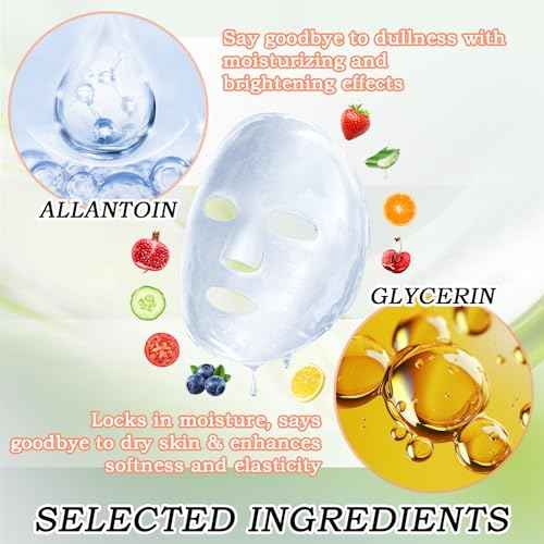 22PCS Face Mask Set,Moisturizing Facial Sheet Mask,Hydrating Face Mask Skin Care