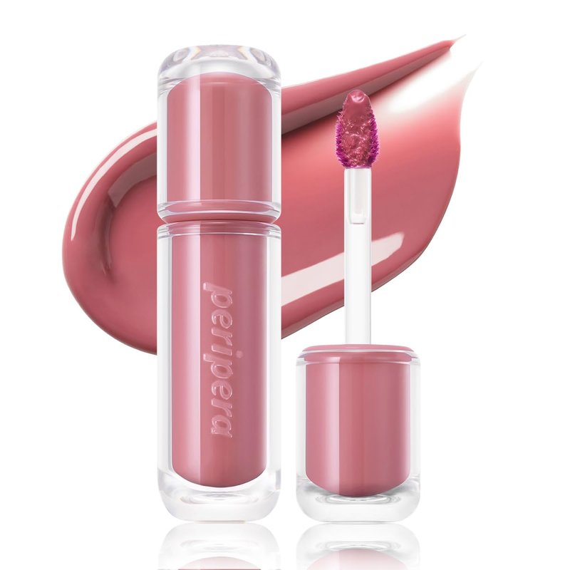 Peripera Mood Glowy Tint, Watery Glow Finish, Buildable Fresh Color, Lightweight, Long-Lasting, Non-Sticky, Korean Lip Tint (14 ROSY WISH)