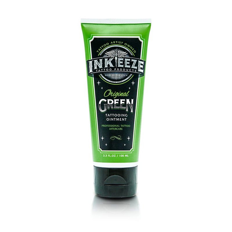 Tattoo Ointment & Sunscreen Bundle - Green Ink Shield SPF30 | 3.3oz Each