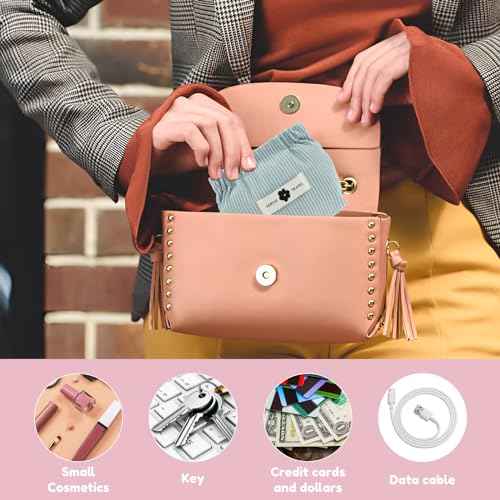 6Pcs Mini Pocket Makeup Bag Travel Corduroy Makeup Pouch Cute Small Cosmetic Bag Squeeze Top Coin Purse Portable Makeup Pouch Travel Purse Organizer Storage for Women Accessories Gift, 6pcs, Makeup