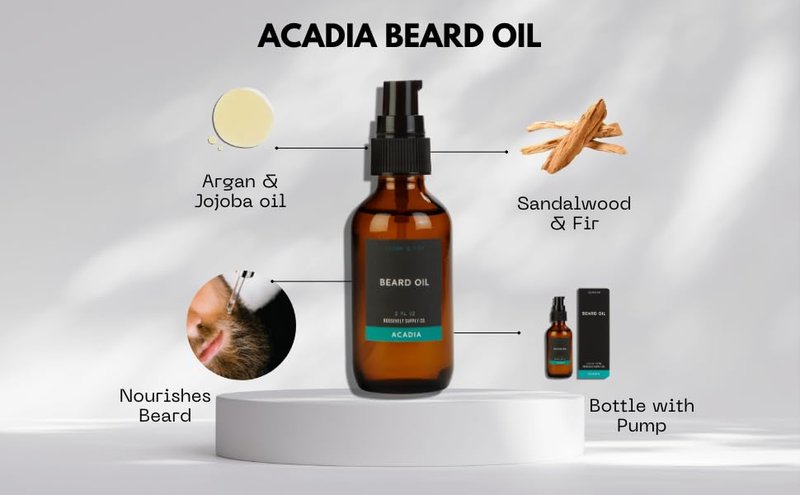 Roosevelt Supply Co. Men's Beard Oil - Leave-In Conditioner & Softener | 2 FL Oz, Cedar & Fir