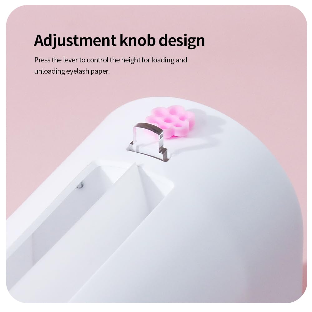 ANNAFRIS Eyelash Flowering Machine Lash Fan Maker Eyelash Separator Root Splitter Lash Fanning Machine(White)