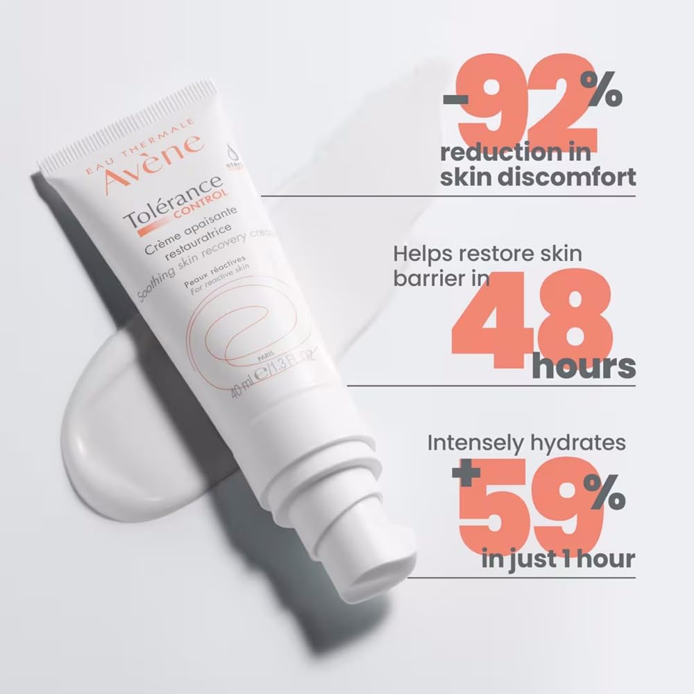 Avène Soothing Skin Recovery Cream - Gentle Relief for Sensitive Skin | 1.35 oz