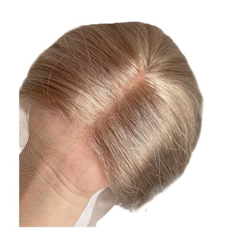 Munx Ash Blonde Bob Lace Front Wig Human Hair Pre Plucked Hairline 180% Density Short Bob HD Human Hair Wigs for Women 13x6 Deep Part Lace Front Wig Bleached Knots 8in