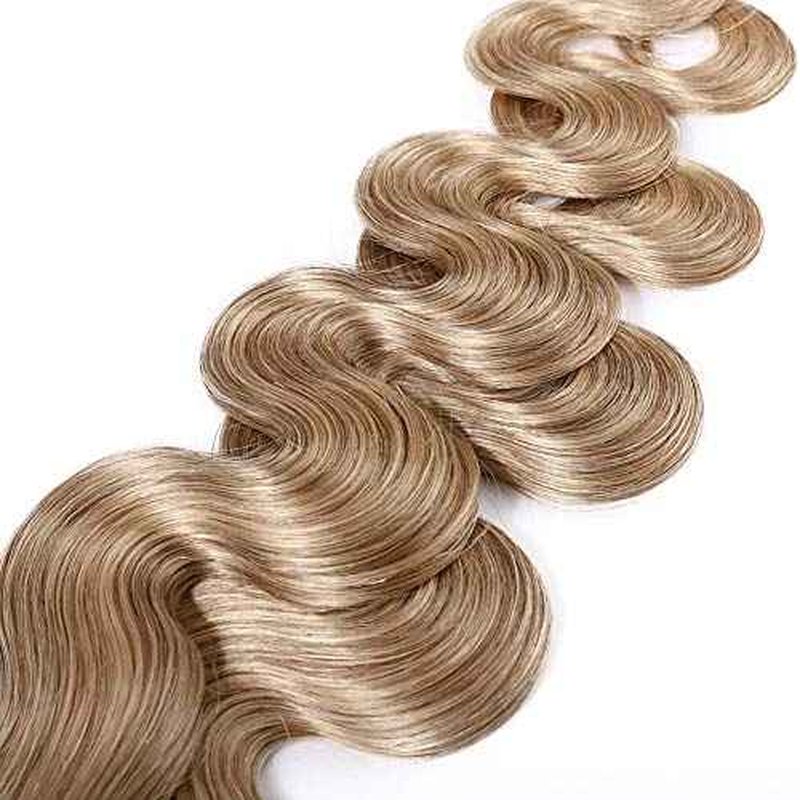 Tape in Hair Extensions 100% Remy Human Hair Tape on 12''-24'' Double Side Tape Seamless Skin Weft Long Straight 40pcs Wavy for Fashion #27 Dark Blonde 24 Inch 100 Gram