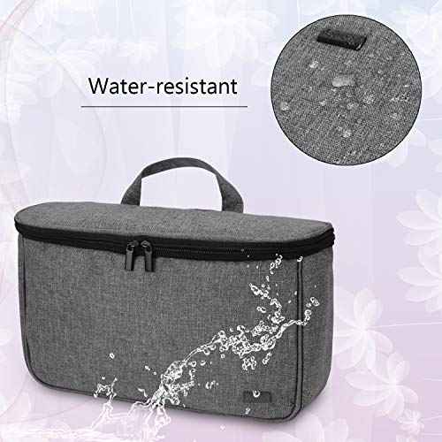 Teamoy Travel Storage Bag Compatible with Dyson Airwrap Styler, Portable Travel Organizer for Airwrap Styler and Attachments, Gray