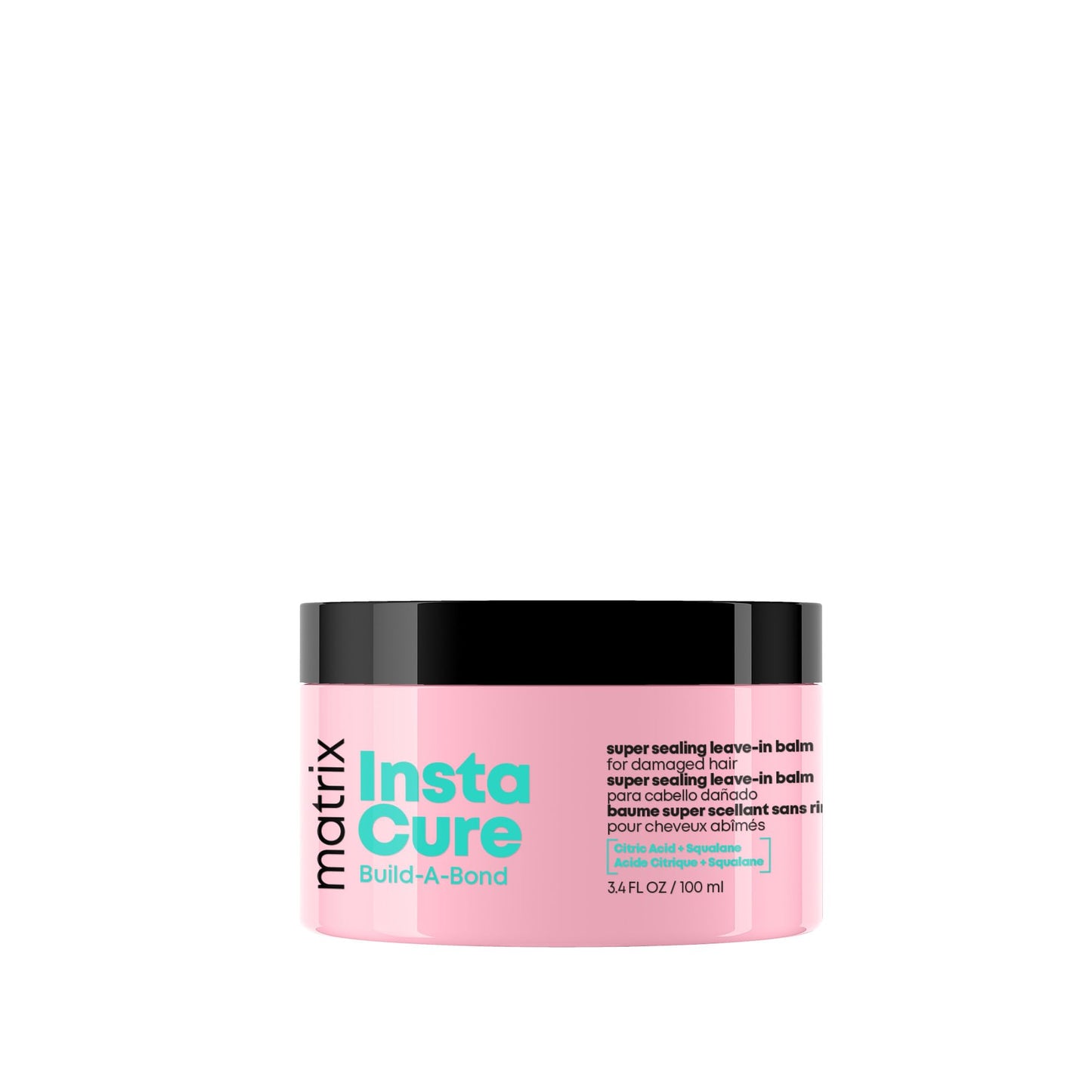 Matrix Instacure Build-A-Bond Super Sealing Leave-In Balm - Repairs & Seals Damaged Hair, Heat Protects and Smooths Frizz, With Citric Acid & Squalane, Vegan, Sulfate-Free, Paraben-Free