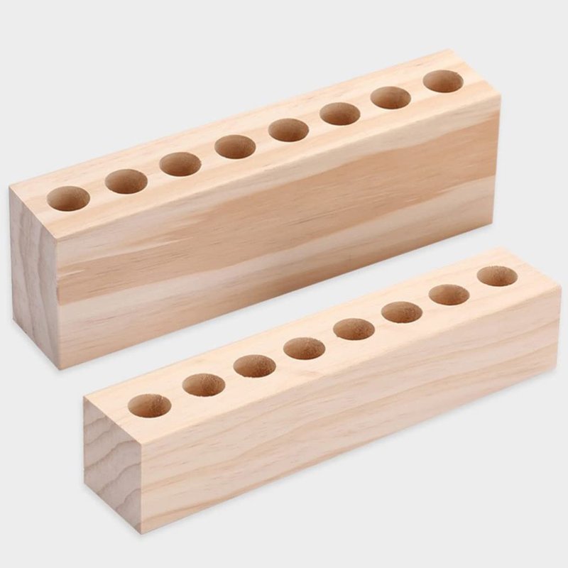 Zerodeko Desktop Cosmetics Rack Multi-Grid Lipstick Organizer and Eyebrow Pencil Storage Stand Compact Durable Makeup Display for Beauty Accessories