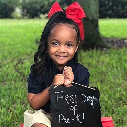 WillingTee 20Pcs 8" Large Cheer Bows for Girls Ponytail Holder Grosgrain Ribbon Cheerleading Bows Elastic Hair Tie Bands for Baby Girls School Colleage Teens Senior Cheerleader