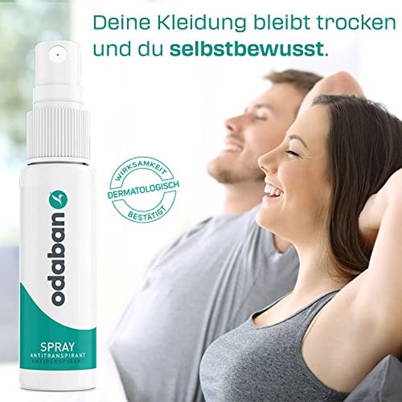 Odaban Antiperspirant Deodorant Spray 2 X 30 ml
