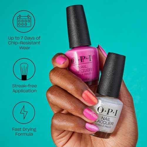 OPI Nail Lacquer Nail Polish | Opaque Dark Nude Cr?me Chip Resistant Nail Polish | Fast Drying, Streak Free
