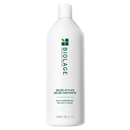 Biolage Styling Gelée - Firm Hold, Adds Shine & Controls Frizz, Gel Styler, For All Hair Types, Vegan & Cruelty-Free, 33.8 Fl Oz, Packaging may vary