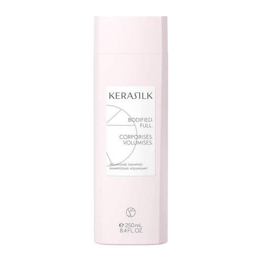 KERASILK Volumizing Shampoo | Provides Weightless Hydration | Enhances Volume | For Fine, Limp, Flat Hair | 250 ml