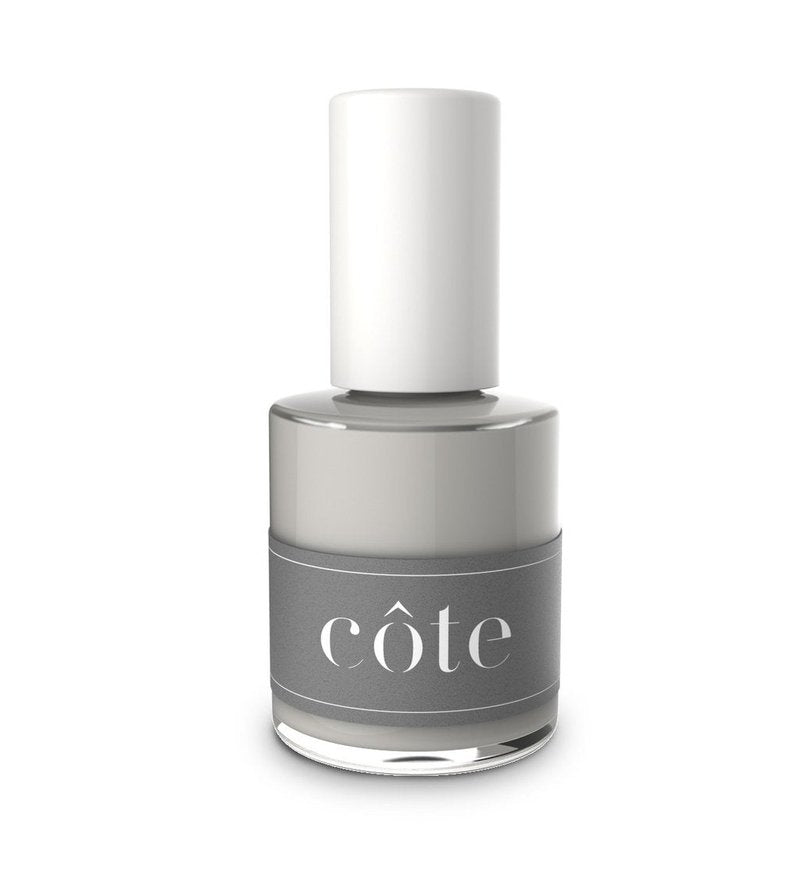 Cote Toxin-Free Nail Polish - Smokey Grey Long-Lasting Color | 0.5 oz