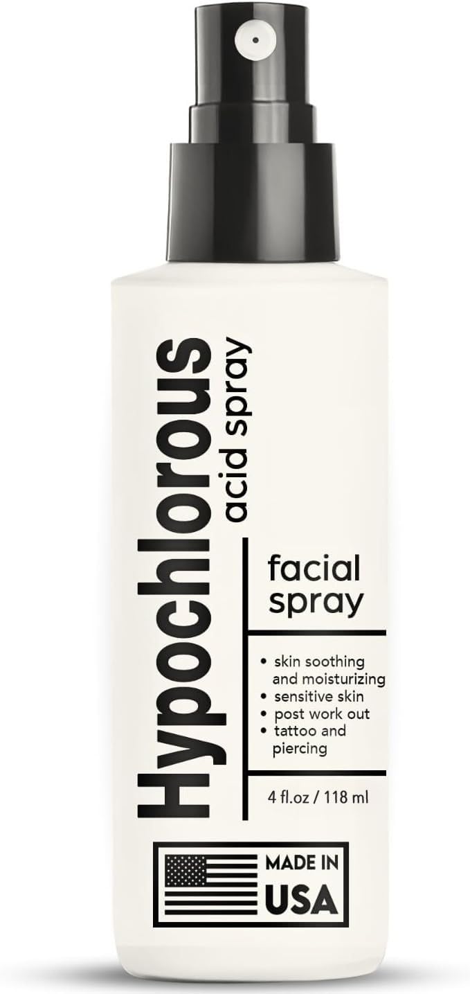 BodyJ4You Hypochlorous Acid Spray for Face Cleaner - HOCL Facial Toner Acne Sensitive Skin - Molecule Spray Topical Skin Redness Relief Breakouts - Piercing Aftercare HOCL Mist - Pack of 3