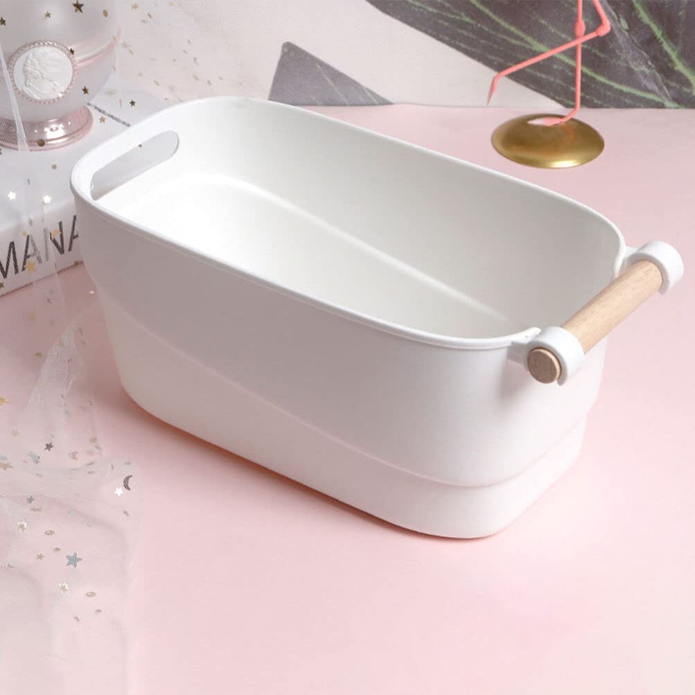 FRCOLOR Japanese Style Hand Soaking Bowl for Manicure Full Hand Soak Nail Soaking Container with Comfortable Rest 13X7 Inches for Home and Salon Use