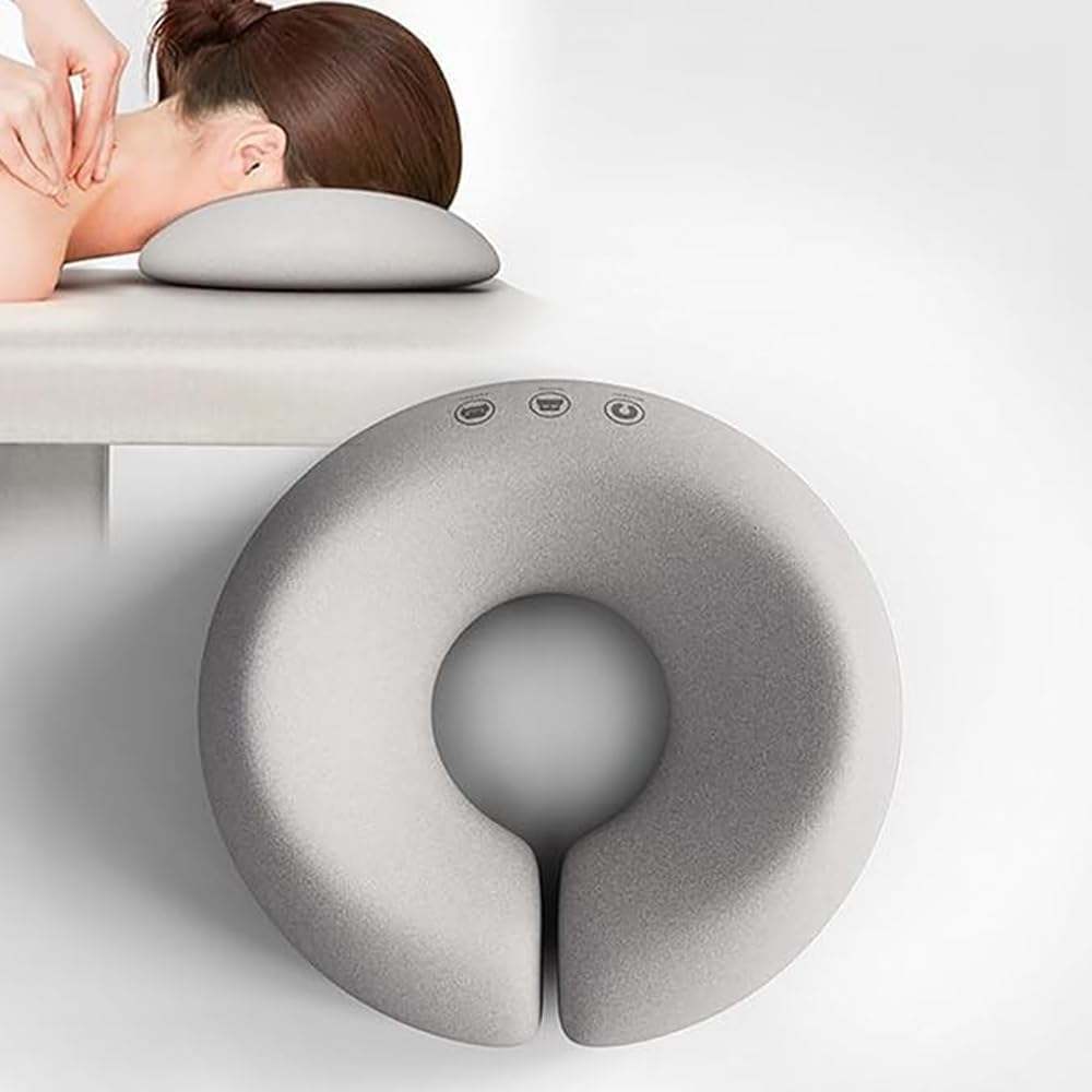 Massage Table Face Down Pillow - Memory Foam Spa Headrest for Ultimate Relaxation | Salon Comfort Pad