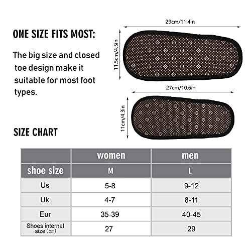 Slippers Soft Memory Foam Non-Slip Indoor House Slippers Home Shoes For Bedroom Hotel Travel Spa