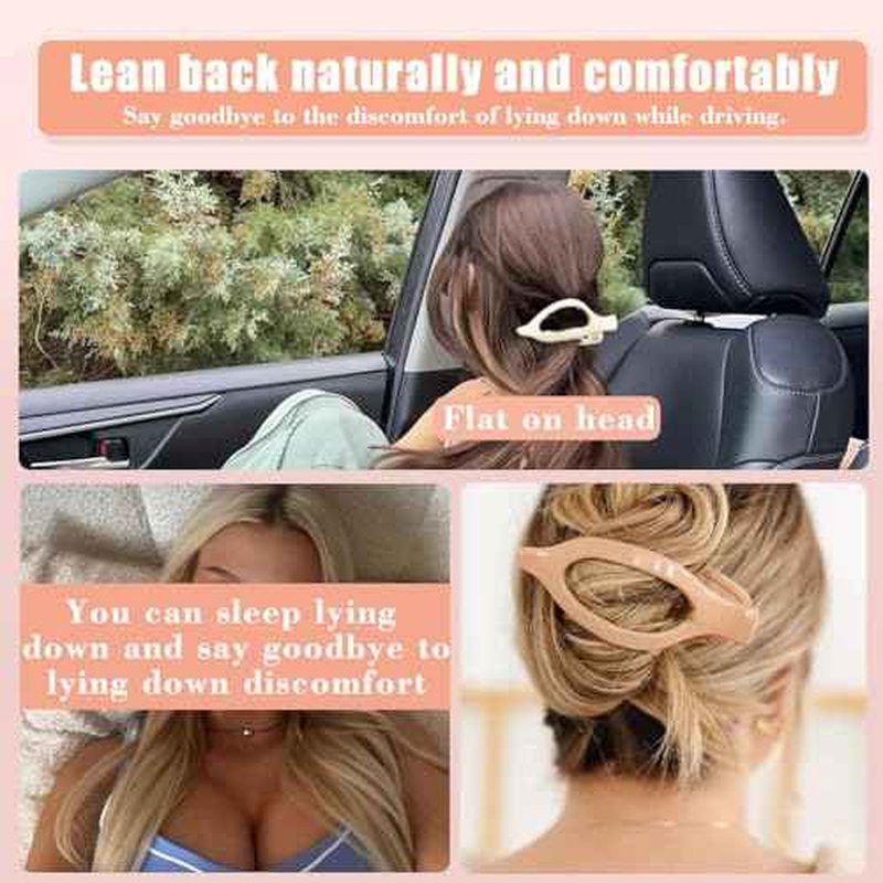 Flat Hair Clips, 9 PCS 4.7 Inch Large Side Slide Volume Duckbill Clips for Women & Girls, Internal Tooth Design, Strong Hold Matte Hair Clips for Thick Hair & Thin Hair,French Concord Clip
