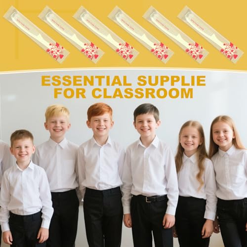 200 PCS Disposable Combs in Bulk Individually Wrapped, Plastic Unbreakable Yellow Hair Combs for Homeless, Suitable for Family,Hotel, Air Bnb, Shelter,Nursing,Home,Charity and Church