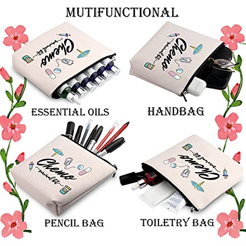 WCGXKO Chemo Care Package for Women Chemo Survival Kit Chemotherapy Treatment Zipper Pouch Bag (survival kit Chemo)