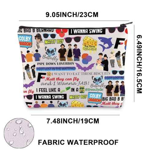 JNIAP Channel Video Makeup Bag Channel Video Gifts Team Orange Purple Blue Gifts Channel Video Merch (wanna swing mb)