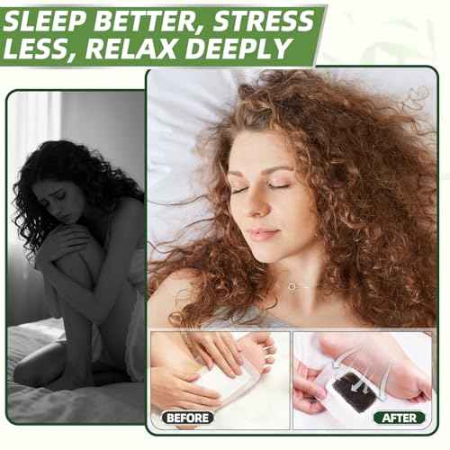 Foot Pads(20 PCS),Deep Cleansing Foot Patches with Bamboo Vinegar and Ginger Powder, Relieve Stress, Improve Sleep and Relaxation