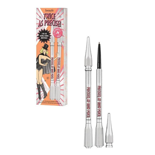Benefit Precisely My Brow Pencil - Warm Light Brown #3 | Ultra-Fine Tip for Precision Brows (2×0.002 Ounce)