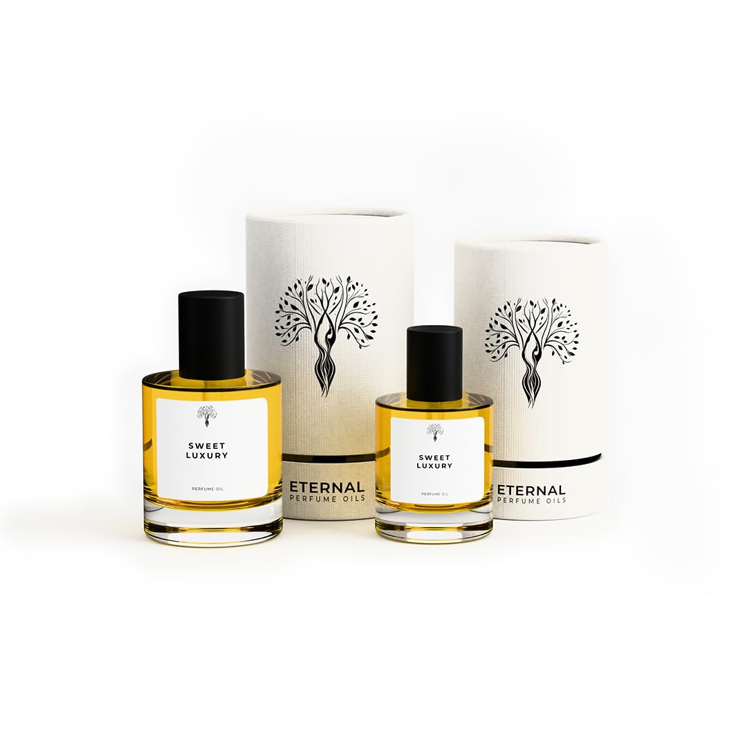 Eternal Perfume Oils - Sweet Luxury Alcohol-Free Perfume for Women | Long-Lasting 1.69 FL Oz & Designer Men's Perfume 1 FL Oz (Pack of 2)
