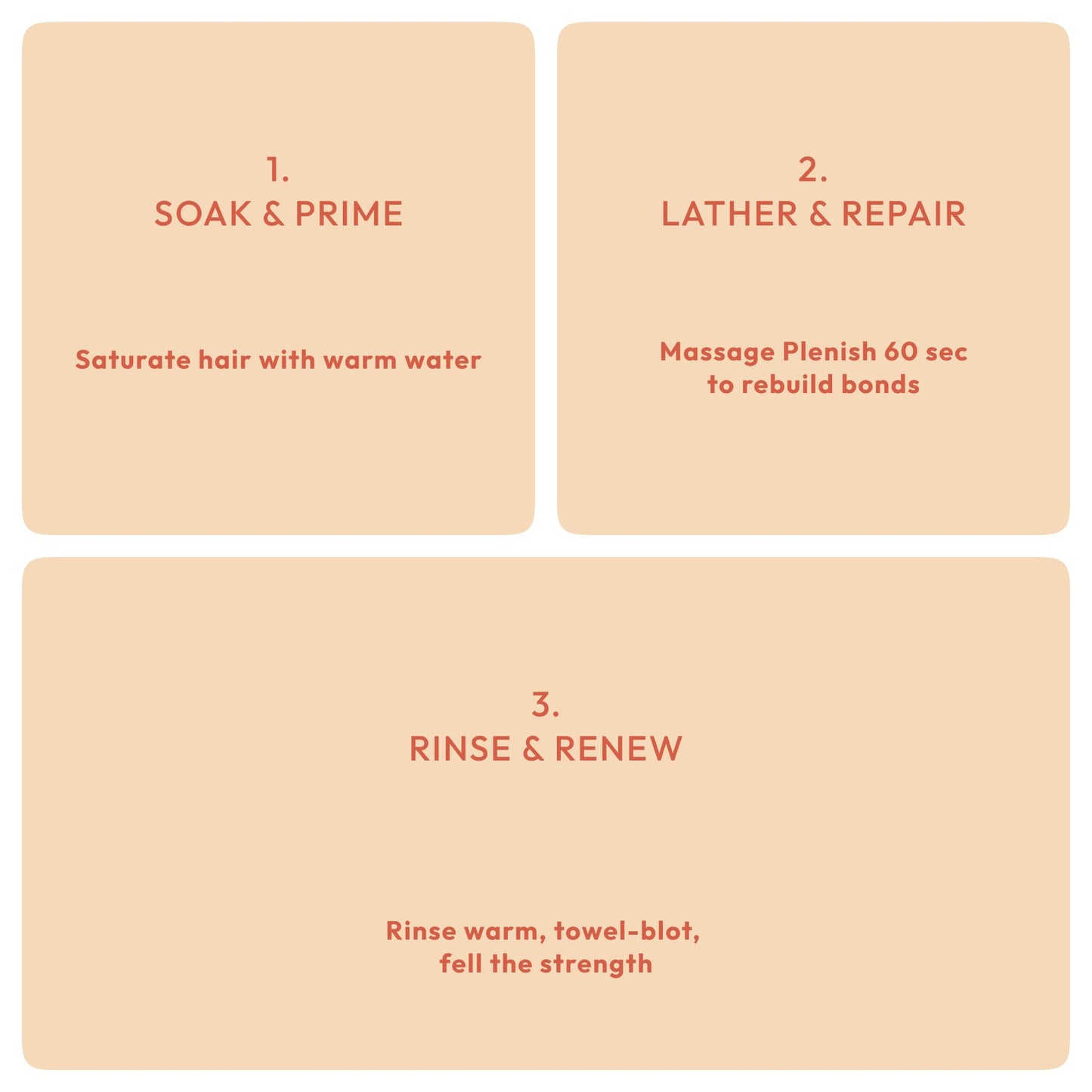 MANE HEAD Plenish Keratin Shampoo for Damaged Hair 8.5 fl oz - Restructuring Formula with Hyaluronic Acid - Restore Brittle & Fragile Treated Hair - Professional Italian Haircare